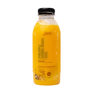JuicedUp Fresh Juice 500ml PET (Pack of 6)-Pineapple Orange Mango