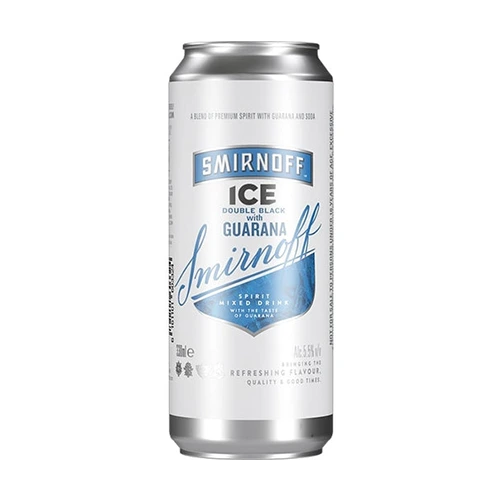 Smirnoff Ice Blue Guarana 330ml Can (Pack of 24)