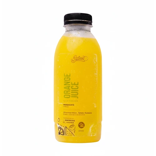 JuicedUp Fresh Juice 500ml PET (Pack of 6)- Orange