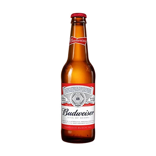 Budweiser Beer 5% Alc. 355ml NRGB (Pack of 24)
